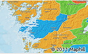 Political 3D Map of Kungälv Kommun
