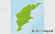 Physical 3D Map of Gotland Kommun