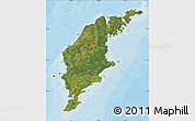 Satellite Map of Gotland Kommun, political outside