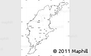 Blank Simple Map of Gotland Kommun