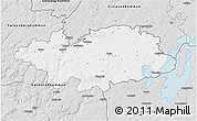 Silver Style 3D Map of Hylte Kommun