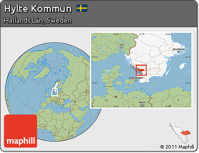 Savanna Style Location Map of Hylte Kommun, highlighted country, highlighted parent region