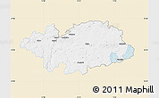 Classic Style Map of Hylte Kommun, single color outside