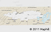 Classic Style Panoramic Map of Hylte Kommun