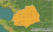 Political 3D Map of Laholm Kommun, satellite outside