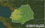 Satellite 3D Map of Laholm Kommun, darken