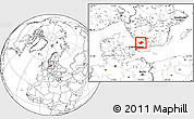 Blank Location Map of Laholm Kommun, highlighted parent region