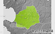 Physical Map of Laholm Kommun, desaturated