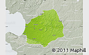 Physical Map of Laholm Kommun, lighten, semi-desaturated