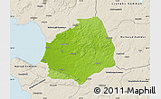 Physical Map of Laholm Kommun, shaded relief outside