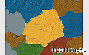 Political Map of Laholm Kommun, darken