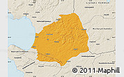 Political Map of Laholm Kommun, shaded relief outside