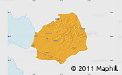 Political Map of Laholm Kommun, single color outside