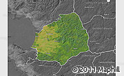 Satellite Map of Laholm Kommun, desaturated