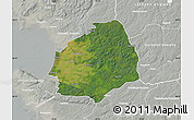 Satellite Map of Laholm Kommun, lighten, semi-desaturated