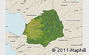 Satellite Map of Laholm Kommun, shaded relief outside