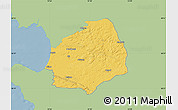 Savanna Style Map of Laholm Kommun, single color outside