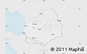 Silver Style Map of Laholm Kommun, single color outside