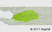 Physical Panoramic Map of Laholm Kommun, lighten, semi-desaturated