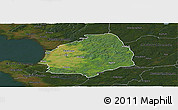 Satellite Panoramic Map of Laholm Kommun, darken