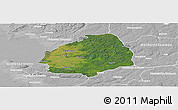 Satellite Panoramic Map of Laholm Kommun, lighten, desaturated