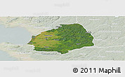 Satellite Panoramic Map of Laholm Kommun, lighten