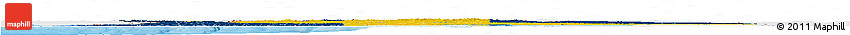 Flag Horizon Map of Sweden, single color outside, bathymetry sea, shaded relief sea, flag aligned to the middle