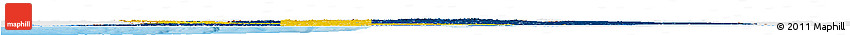 Flag Horizon Map of Sweden, single color outside, shaded relief sea