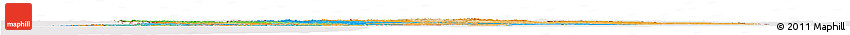 Political Horizon Map of Sweden, cropped outside