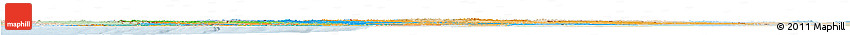 Political Horizon Map of Sweden, lighten