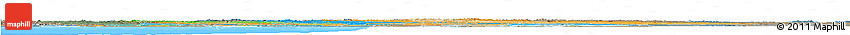 Political Horizon Map of Sweden, semi-desaturated, land only