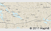 Shaded Relief 3D Map of Bräcke Kommun