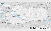 Silver Style 3D Map of Bräcke Kommun