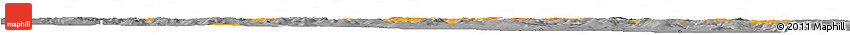 Political Horizon Map of Bräcke Kommun, desaturated