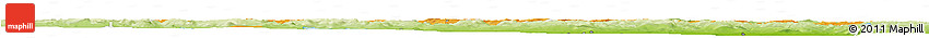 Political Horizon Map of Bräcke Kommun, physical outside
