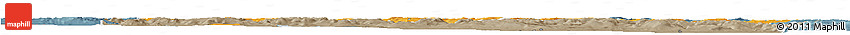 Political Horizon Map of Bräcke Kommun, semi-desaturated