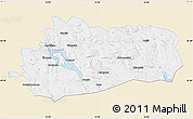 Classic Style Map of Bräcke Kommun, single color outside