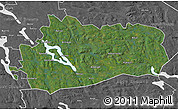 Satellite Map of Bräcke Kommun, desaturated