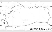 Blank Simple Map of Bräcke Kommun, no labels
