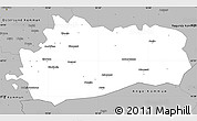 Gray Simple Map of Bräcke Kommun