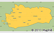 Savanna Style Simple Map of Bräcke Kommun, cropped outside