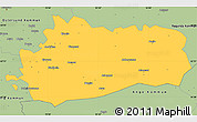 Savanna Style Simple Map of Bräcke Kommun