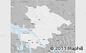 Gray 3D Map of Östersund Kommun