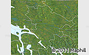 Satellite 3D Map of Östersund Kommun