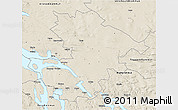 Shaded Relief 3D Map of Östersund Kommun