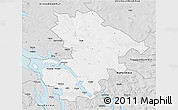 Silver Style 3D Map of Östersund Kommun