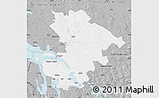 Gray Map of Östersund Kommun