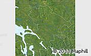 Satellite Map of Östersund Kommun