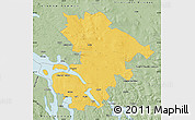 Savanna Style Map of Östersund Kommun