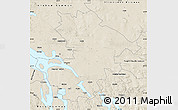 Shaded Relief Map of Östersund Kommun